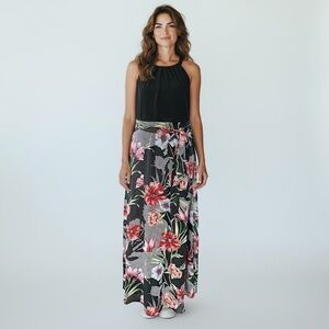 chinese dress ladies Summer V Neck Smocked Boho Maxi Dress for Women Short Sleeve Floral Flowy  Ruffle A-Line Long Beach Peasant Dresses at Amazon Women's Clothing store